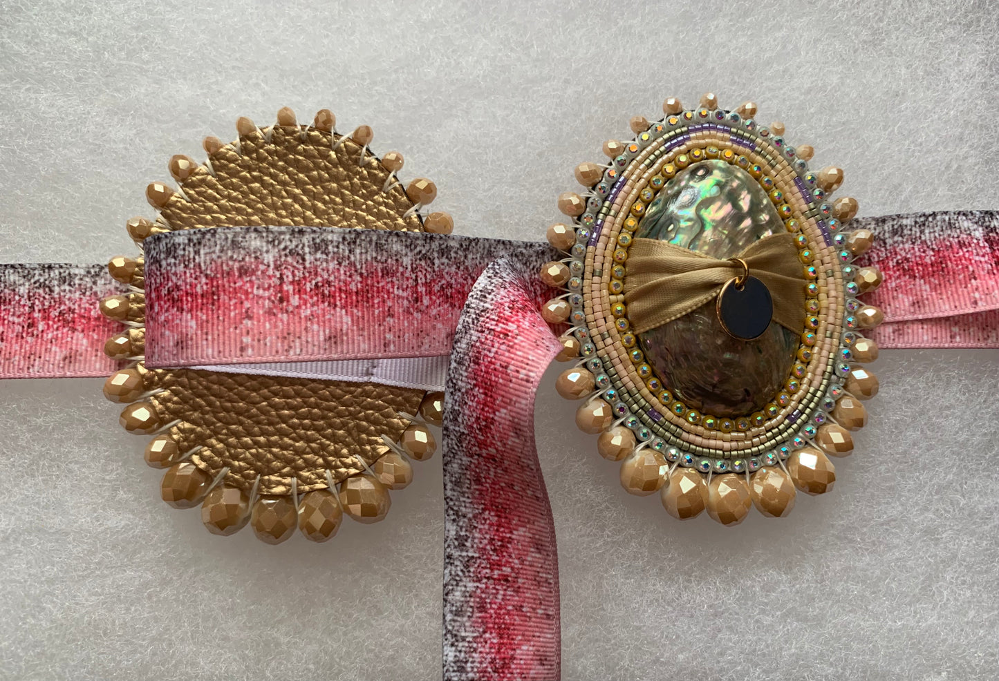 Beaded Braid Ties