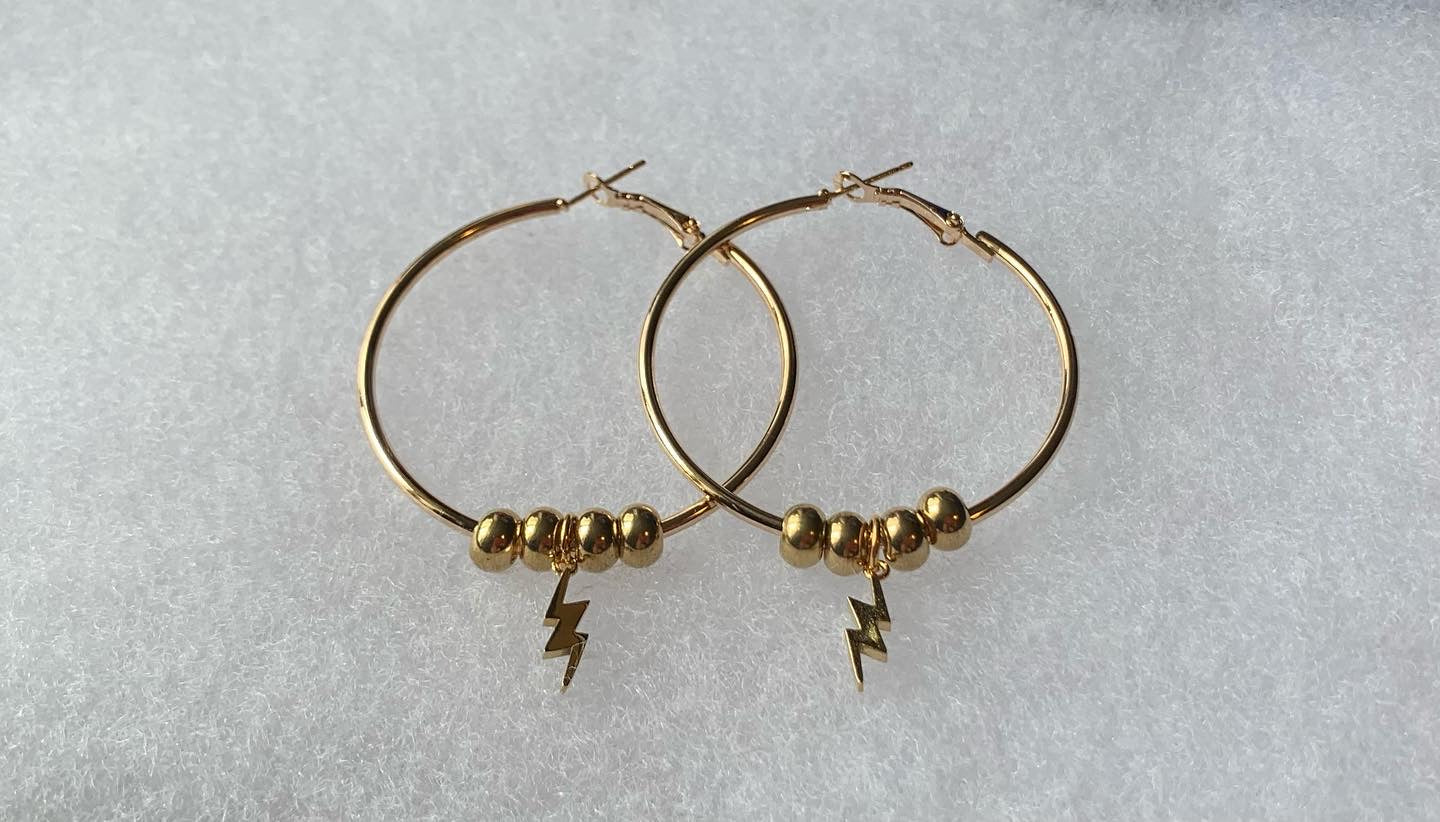 Gold Plated Hoop Earrings