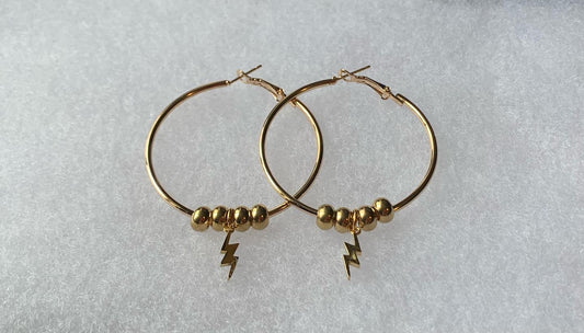 Gold Plated Hoop Earrings