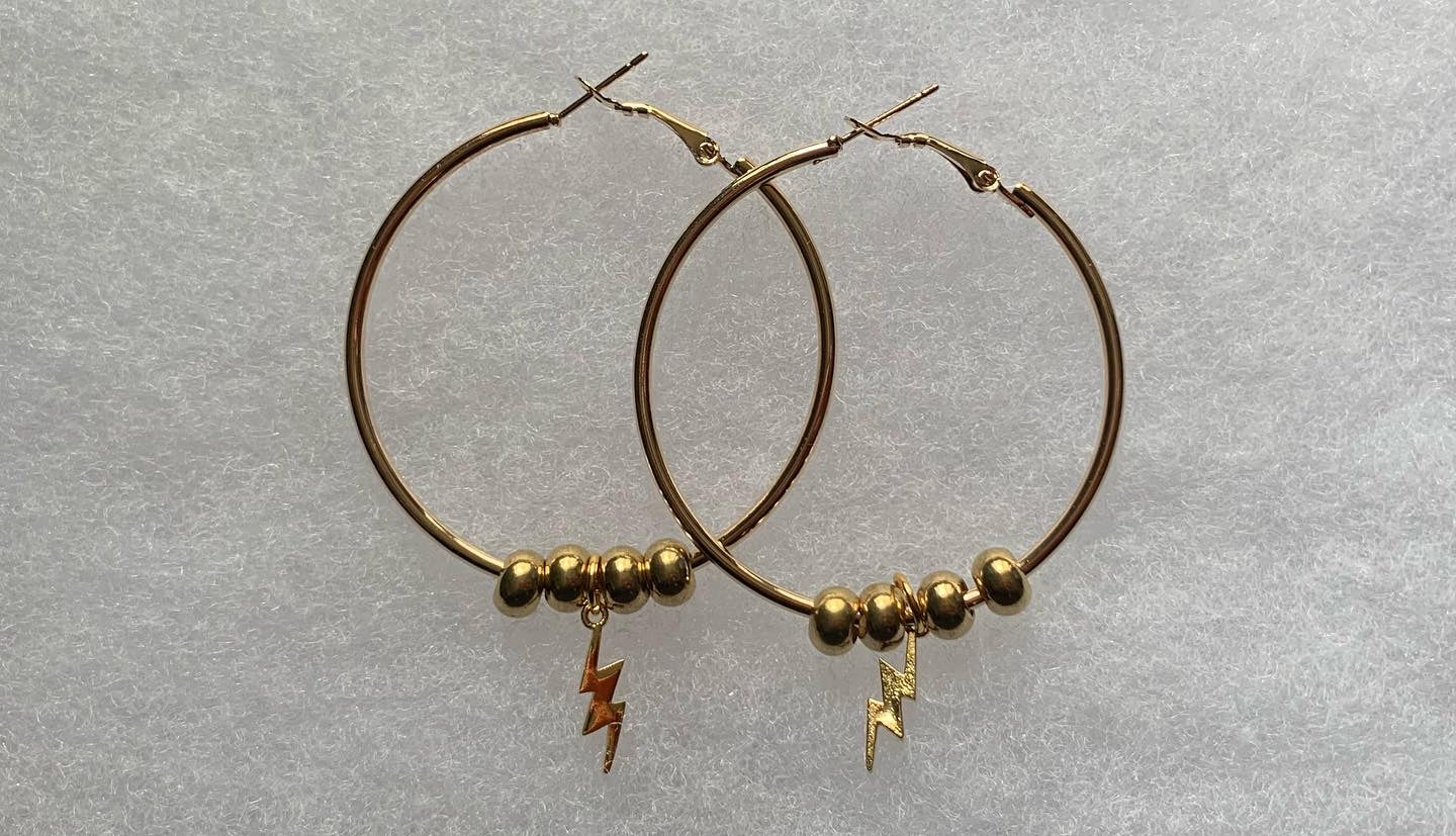 Gold Plated Hoop Earrings